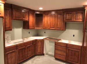 Custom Stained Cabinets